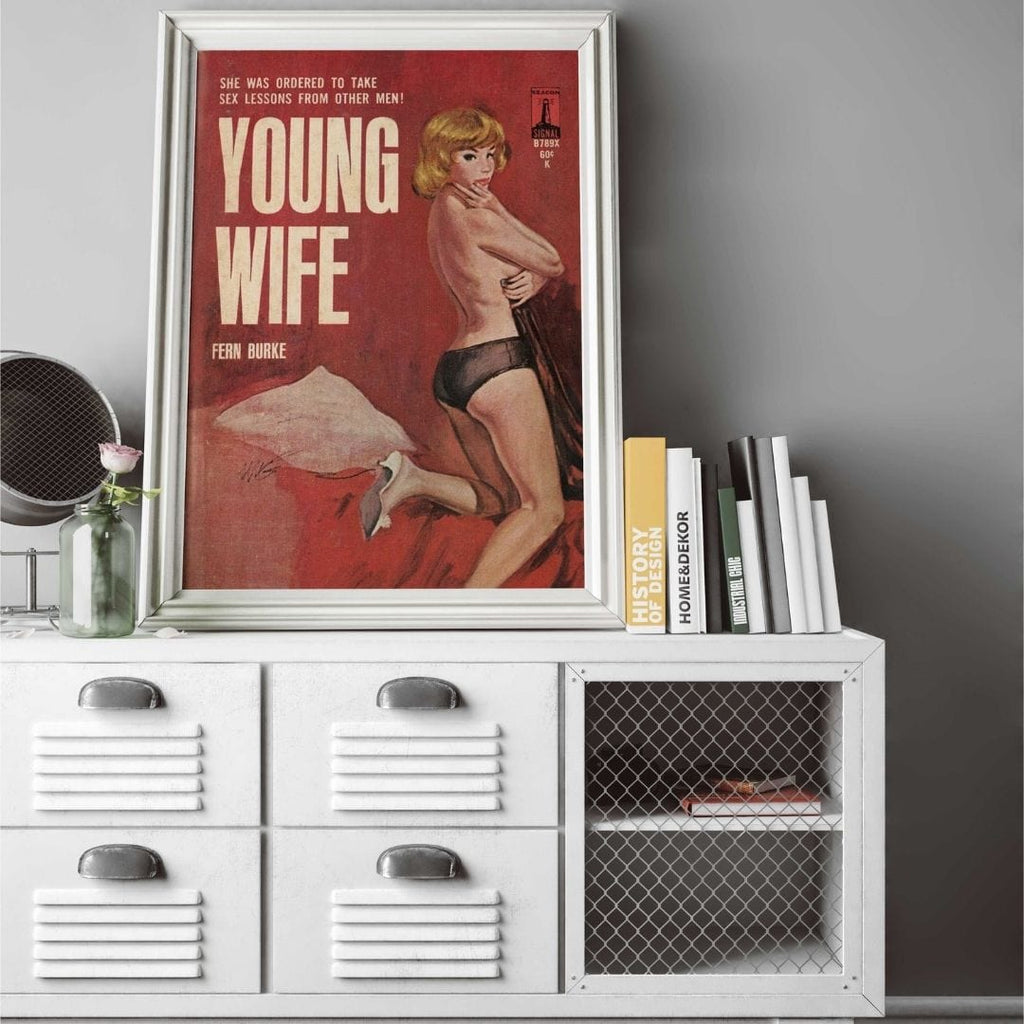 Bored Young Wife - Wall Art Print. Limited-Edition design by Famous –  Famous Rebel