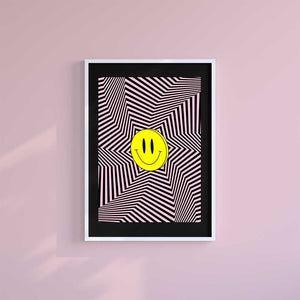 Small 10"x8" inc Mount-Black-Acid Hypnotic - Wall Art Print-Famous Rebel