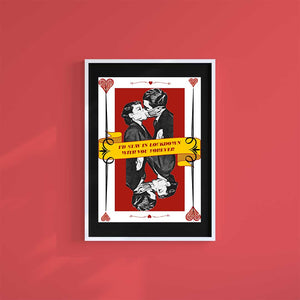 -Lockdown Love - Wall Art Print-Famous Rebel