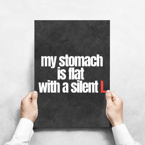 -Silent L- Wall Art Print-Famous Rebel