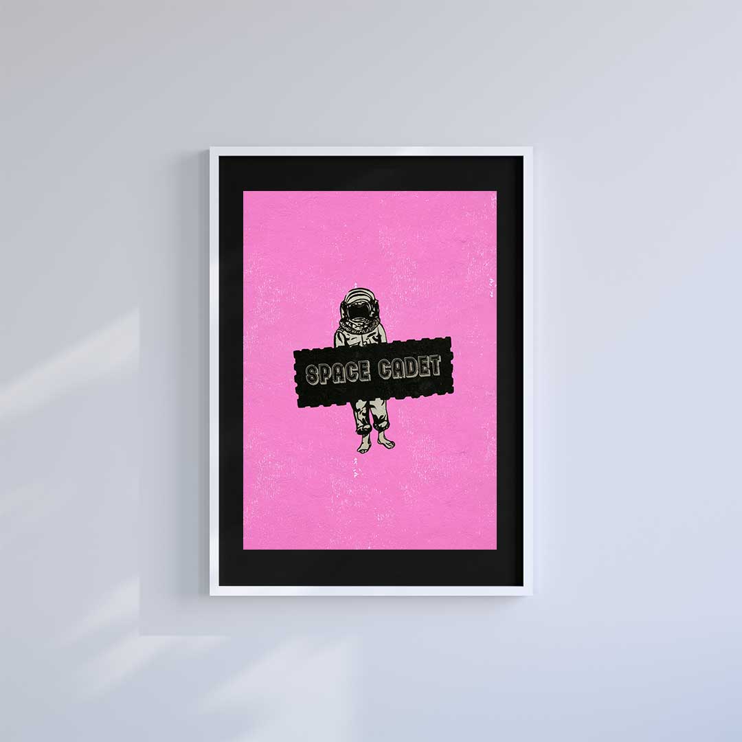 Large (A2) 16.5" x 23.4" inc Mount-Black-Space Cadet - Wall Art Print-Famous Rebel